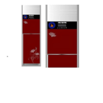 Polystar 3HP Floor Standing LED Air Conditioner, Auto Swing,307LED Red Face