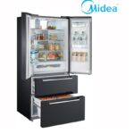 Midea HQ-692WEN  500Litres,Glass Door, 4-Door with Inverter Compressor Refrigerator